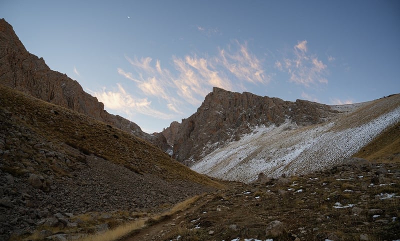 Hiking in the wilderness